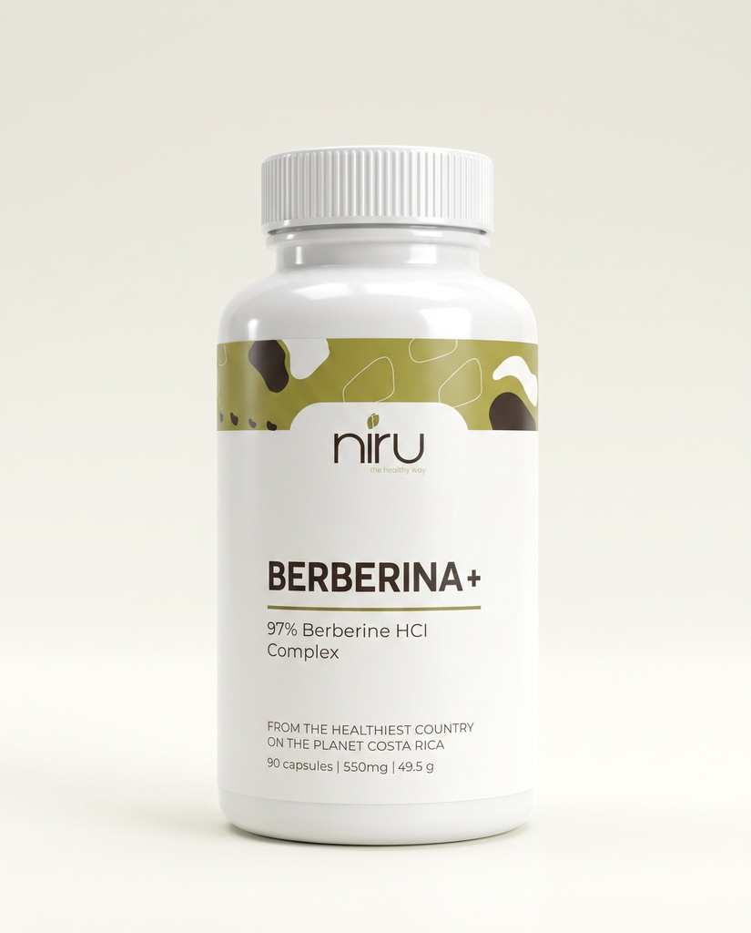 Niru Berberina+ (Berberine Plus) capsules – front of package